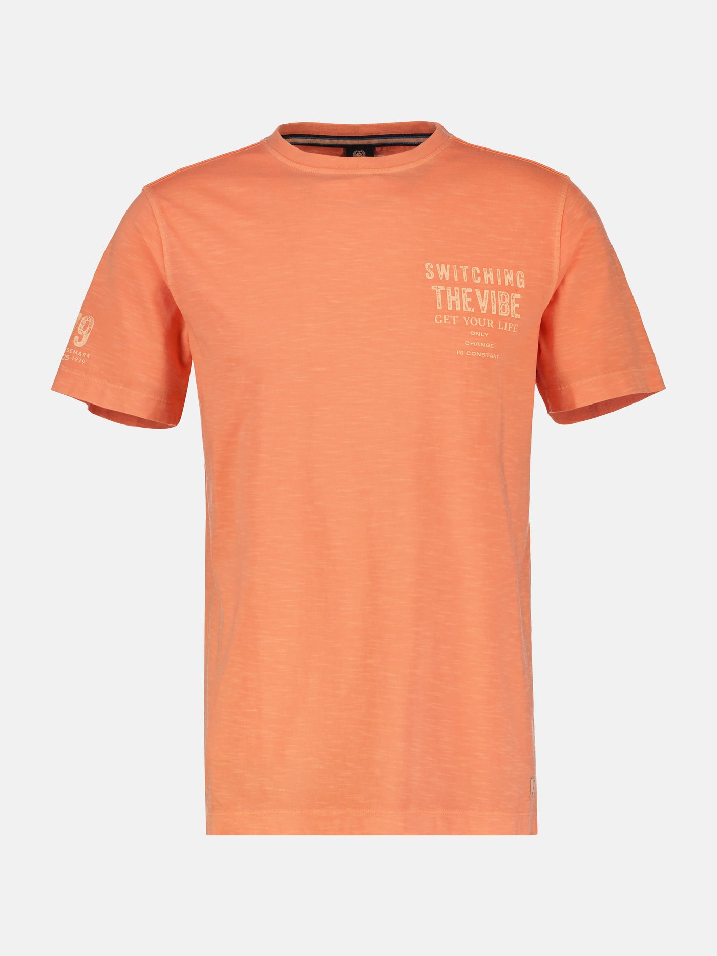 T-shirt voor heren met borstprint
