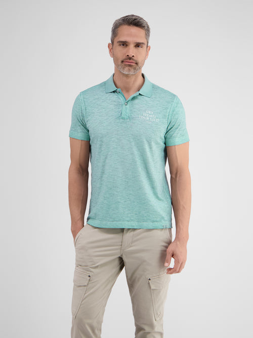 Lerros Poloshirt mit Brustprint
