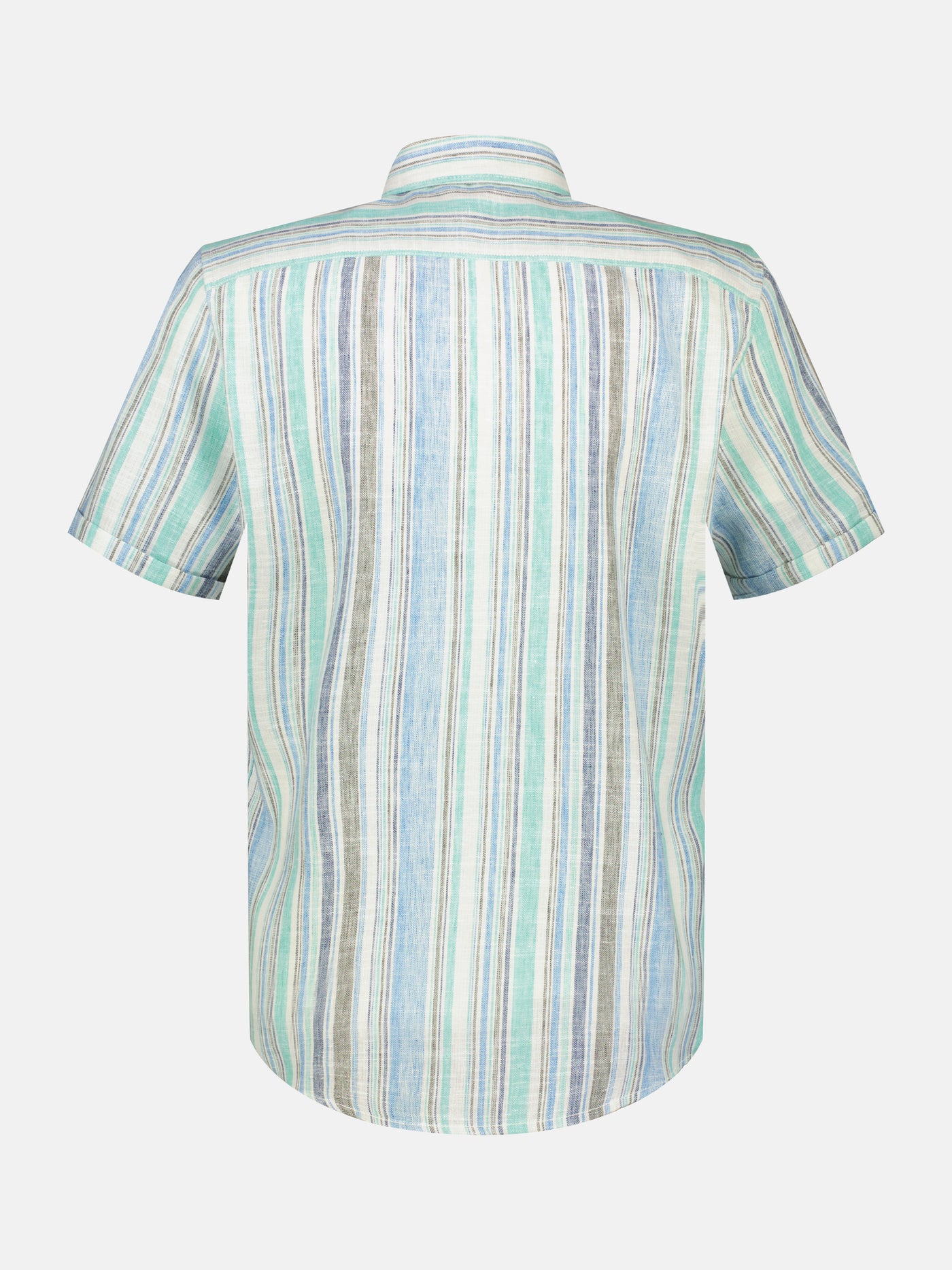 Men's striped short sleeve shirt