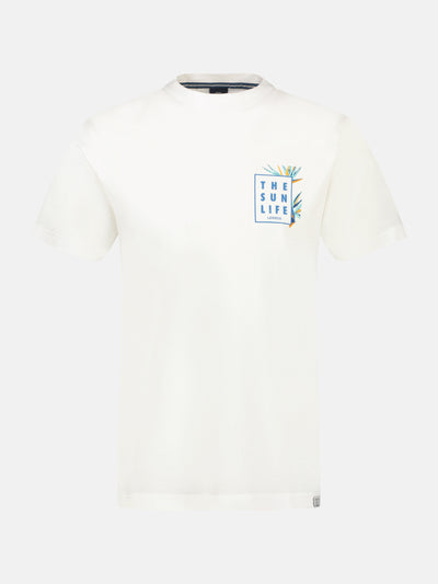 T-shirt met print op de voor- en achterkant