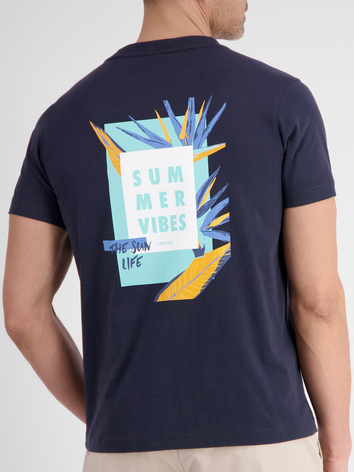 T-shirt met print op de voor- en achterkant