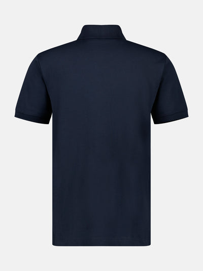Men's polo shirt with stretch content, plain colour