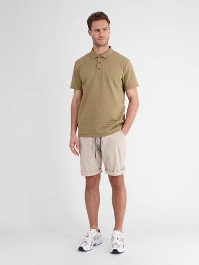Men's polo shirt, tonal summery pattern