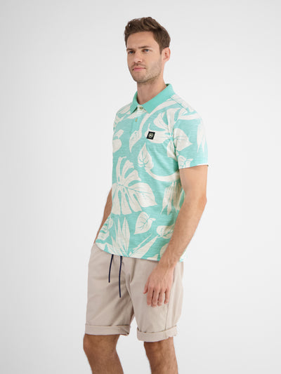 Poloshirt in Hawaiiaanse stijl