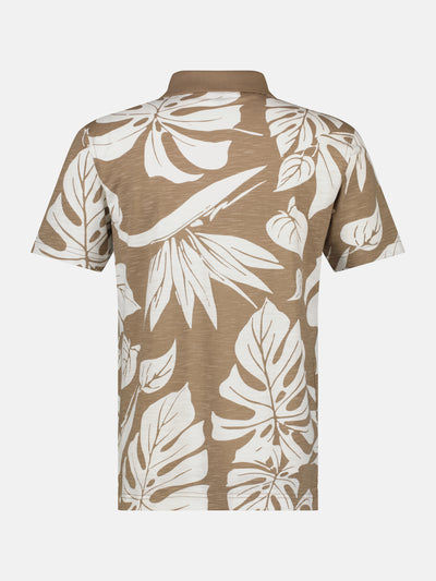 Hawaiian style polo shirt