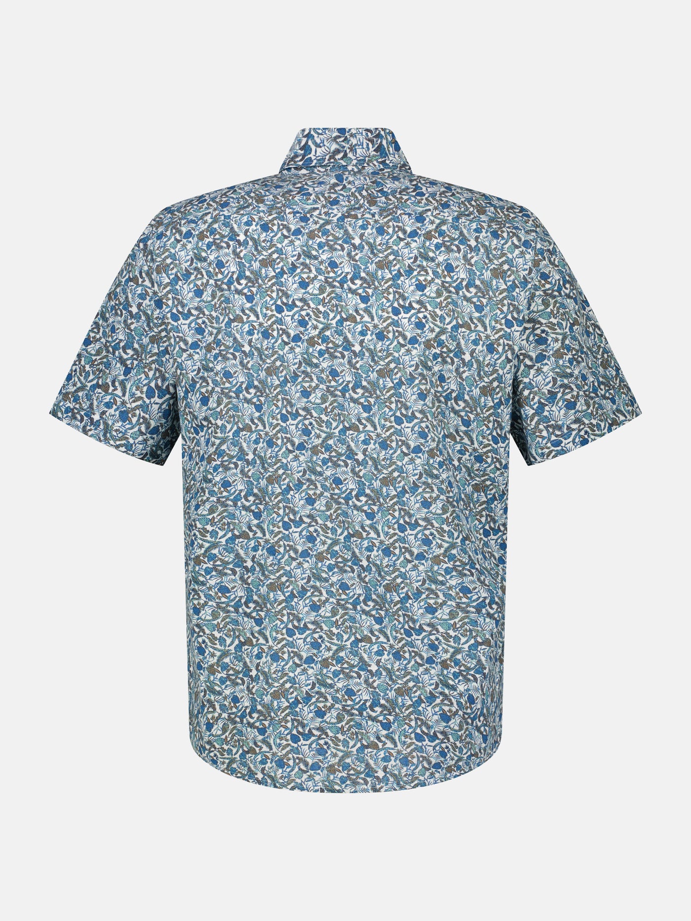 Summery printed half-sleeve shirt