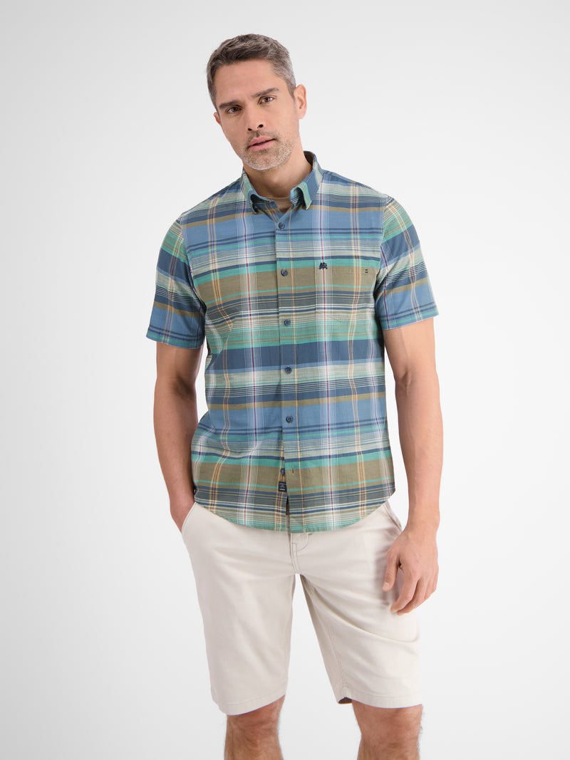 Sommerhemd mit großem Karomuster - LERROS