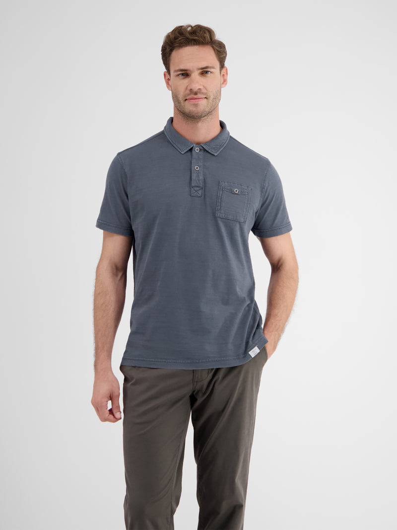 Poloshirt in weicher, gewaschener Jerseyqualität - LERROS