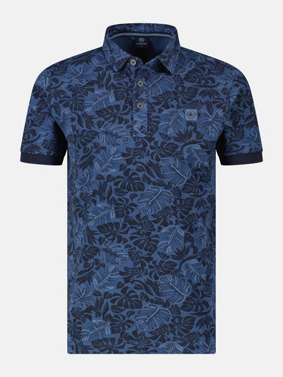 Men's polo shirt, floral print