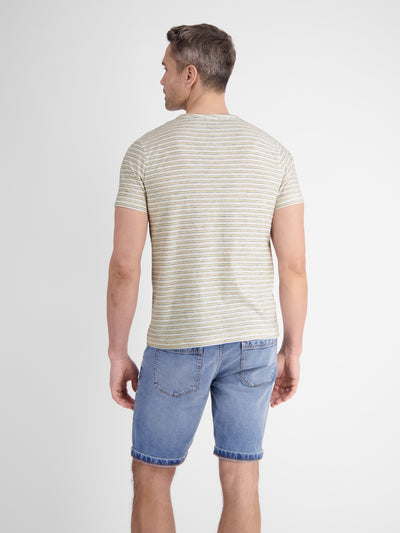 Men's Serafino shirt, striped