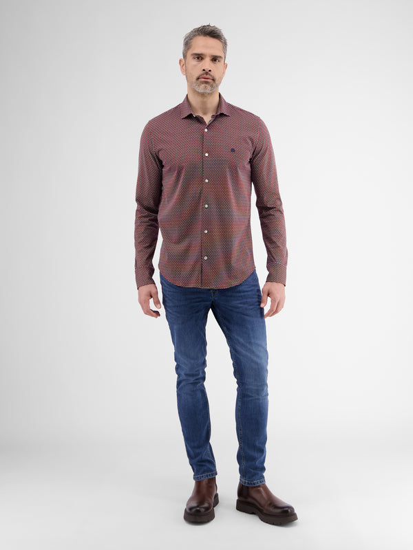 Herren Jerseyhemd mit Haifischkragen - LERROS