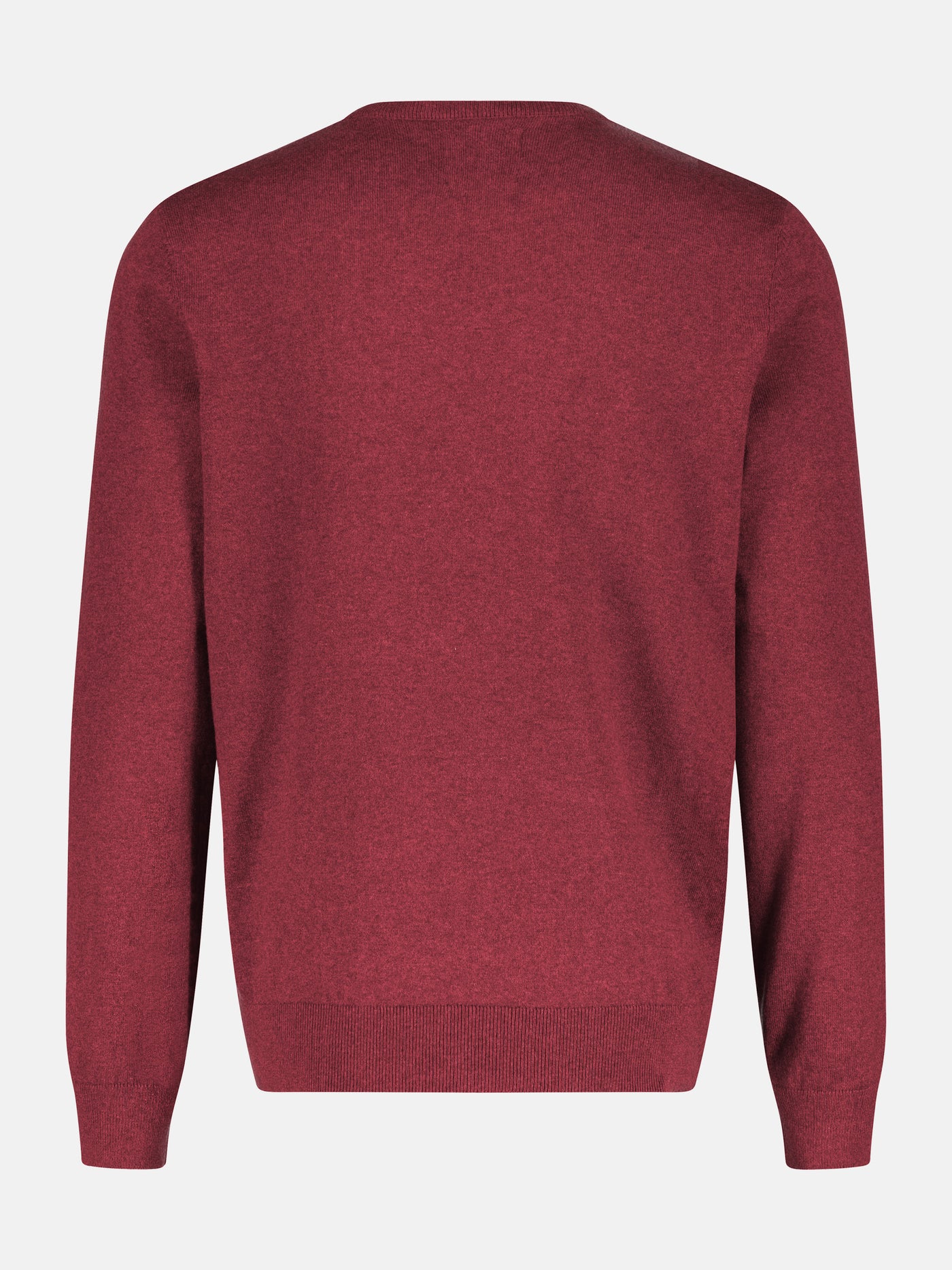 Rundhalspullover in Flachstrickqualität - LERROS
