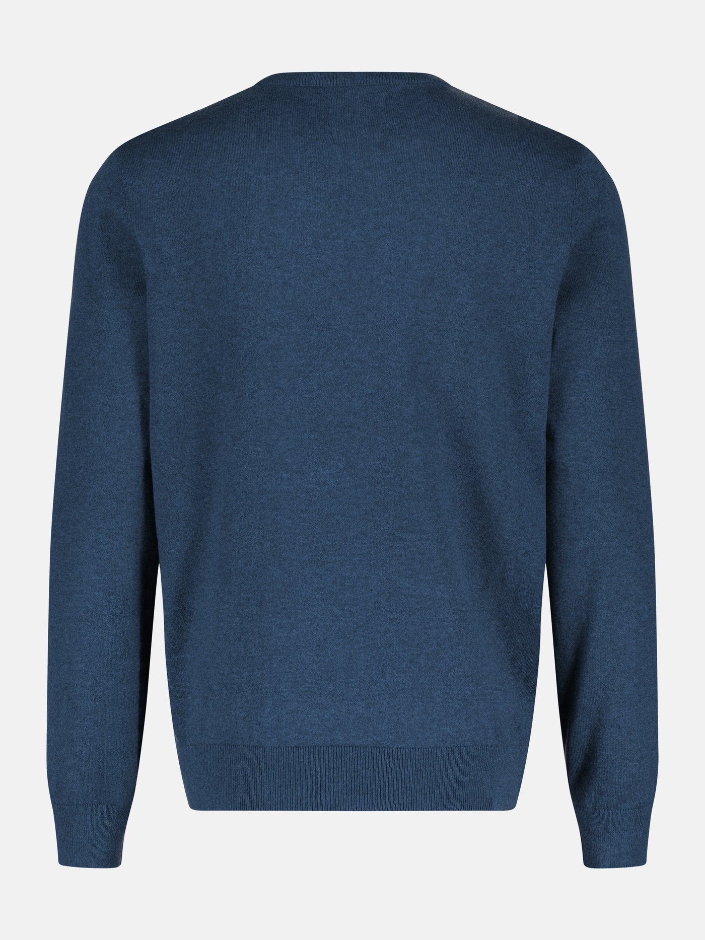 Rundhalspullover in Flachstrickqualität - LERROS
