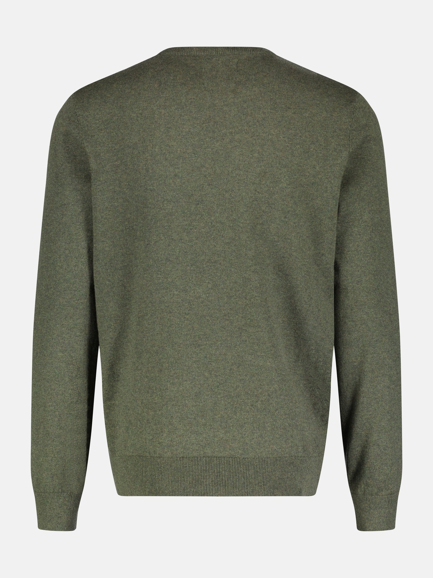 Rundhalspullover in Flachstrickqualität - LERROS