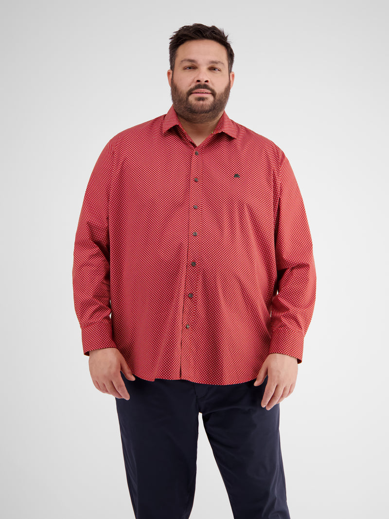 Modisches Hemd mit Haifischkragen für Herren in Großen Größen - LERROS