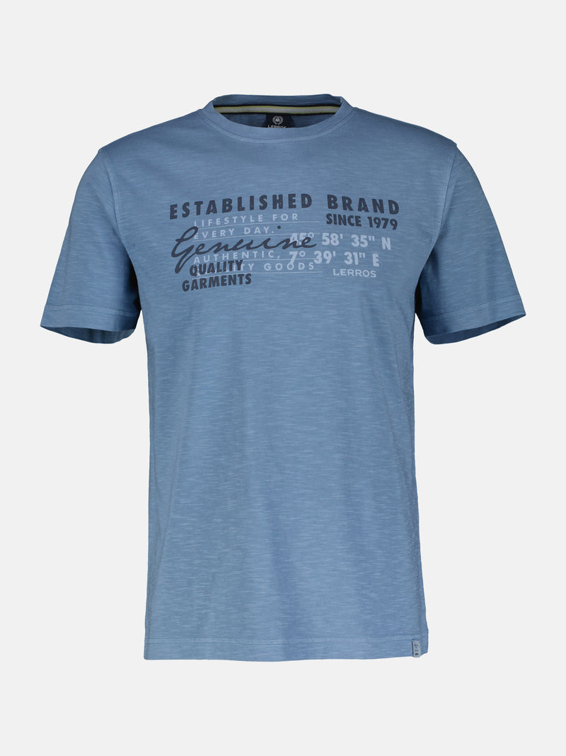 T-Shirt für Herren in Großen Größen, unifarben - LERROS