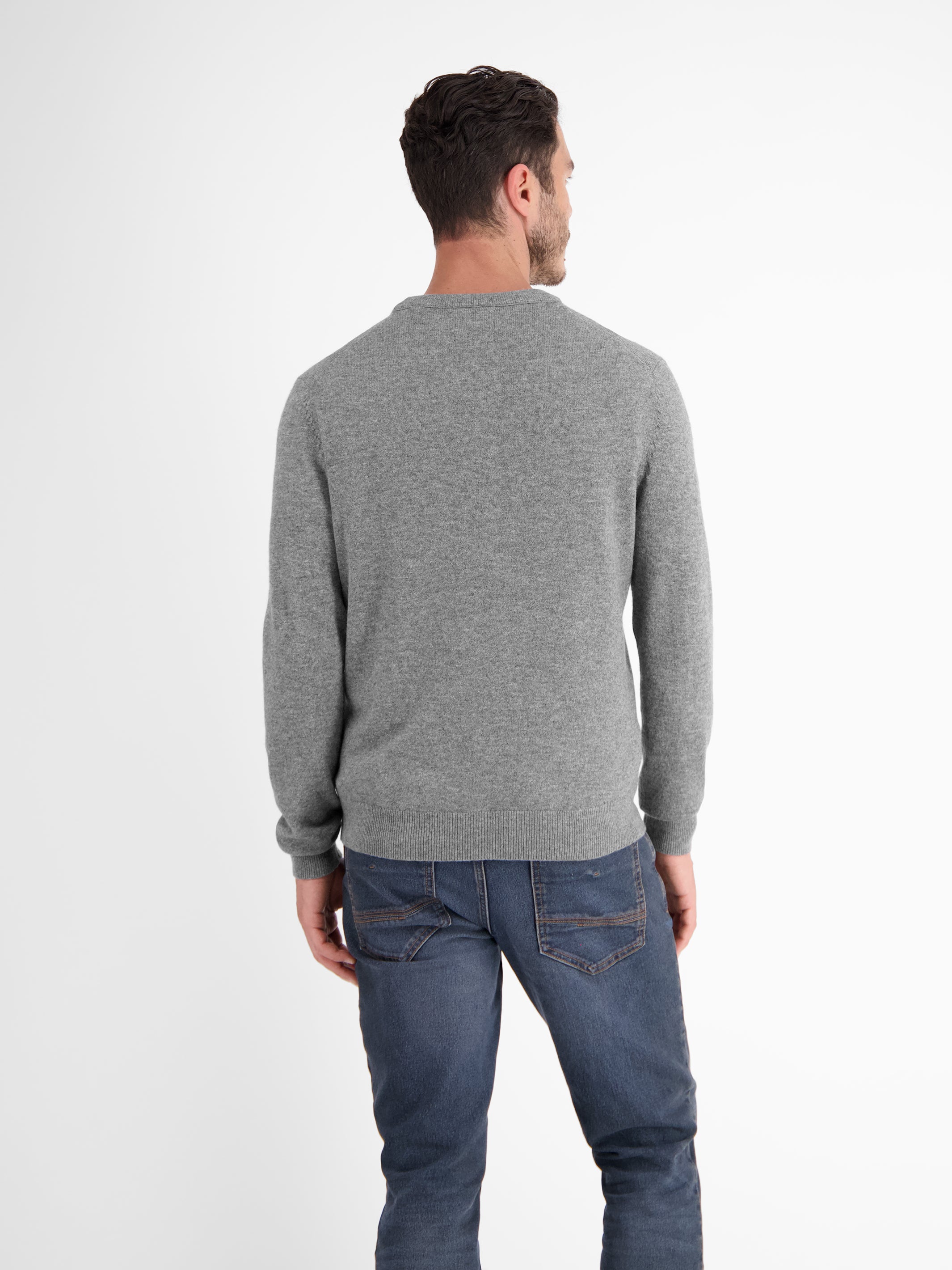 Strickpullover in weicher Schurwollqualität mit Kaschmiranteil - LERROS