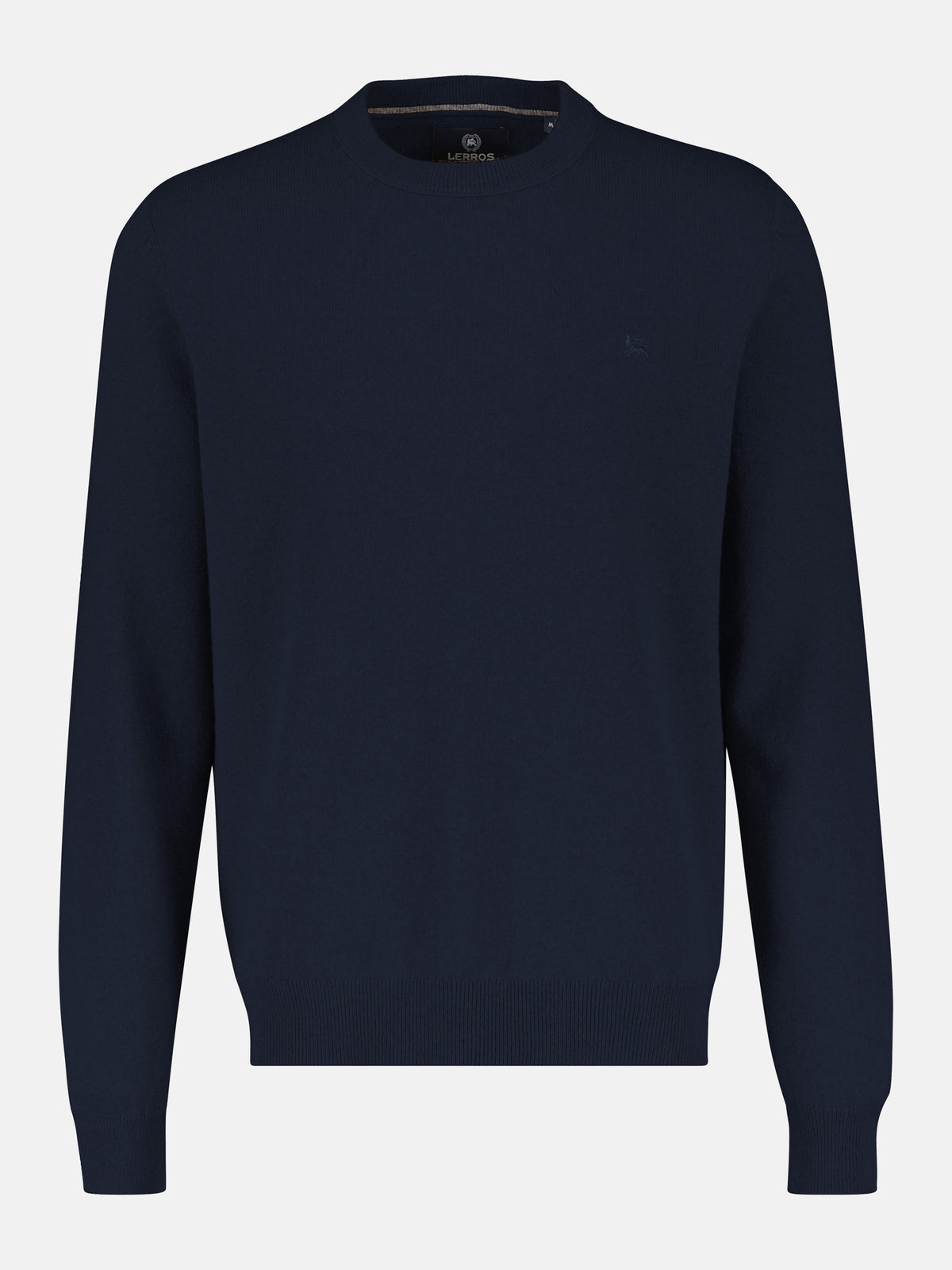 Strickpullover in weicher Schurwollqualität mit Kaschmiranteil - LERROS