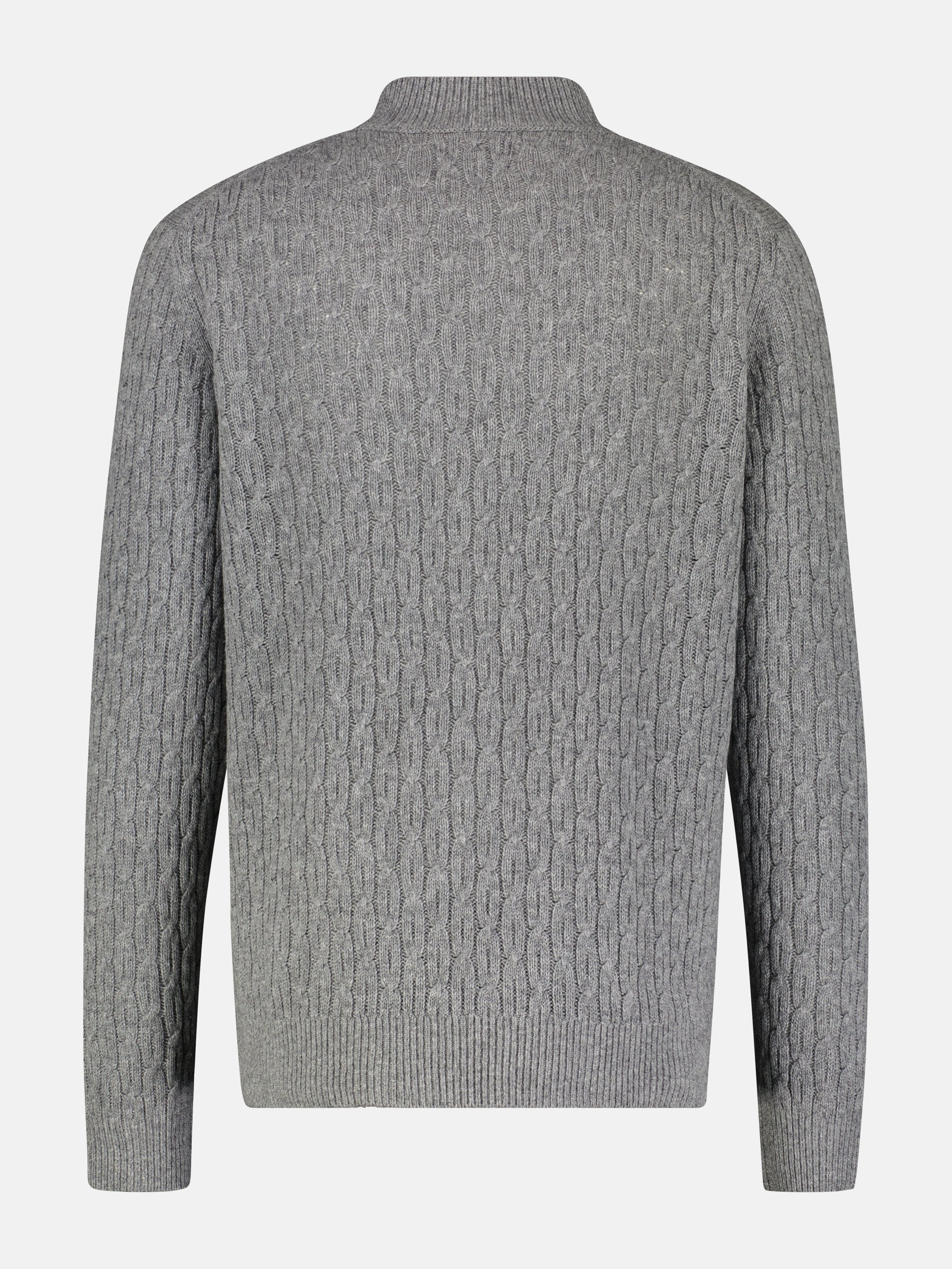 Cable-Strickpullover mit Turtleneck - LERROS