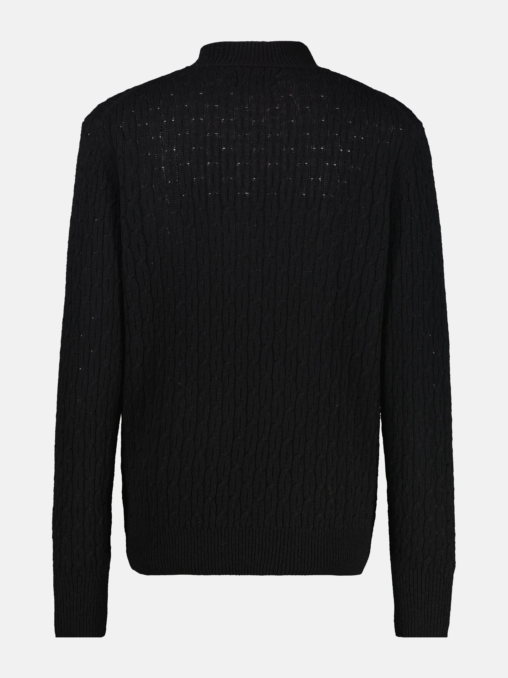 Cable-Strickpullover mit Turtleneck - LERROS
