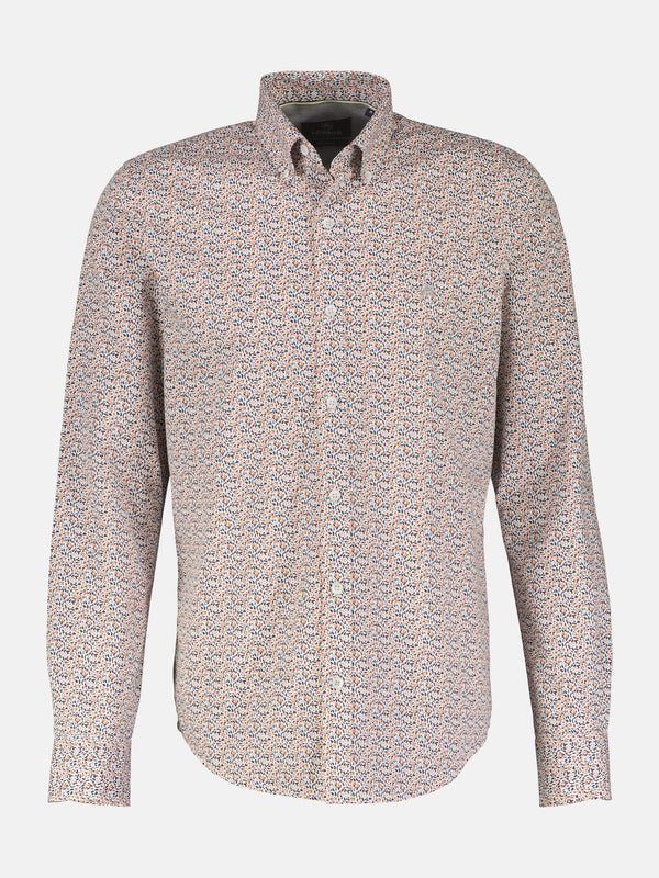 Poplinhemd für Herren, modisch gemustert - LERROS