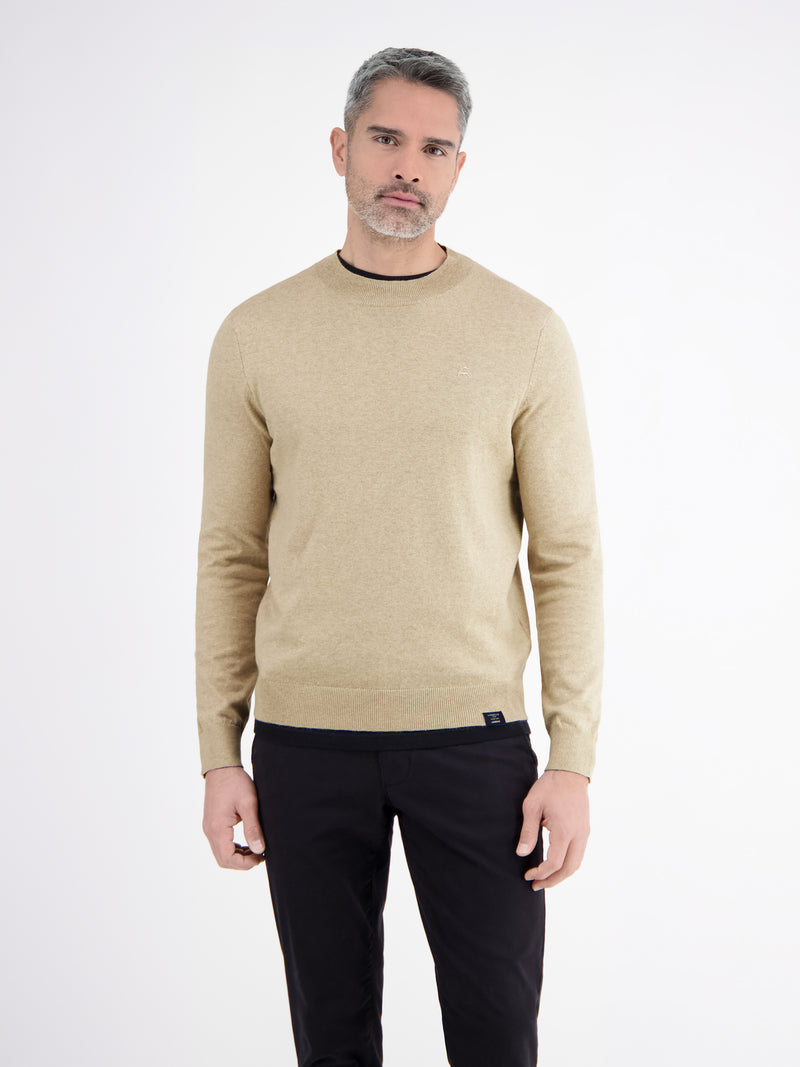 Feinstrickpullover mit Turtleneck - LERROS