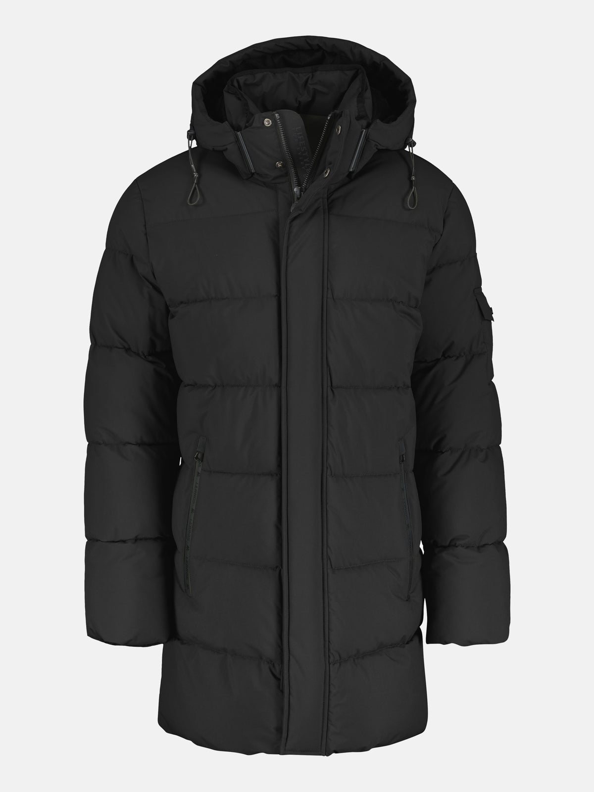 Warm gefütterte Steppjacke mit abnehmbarer Kapuze - LERROS