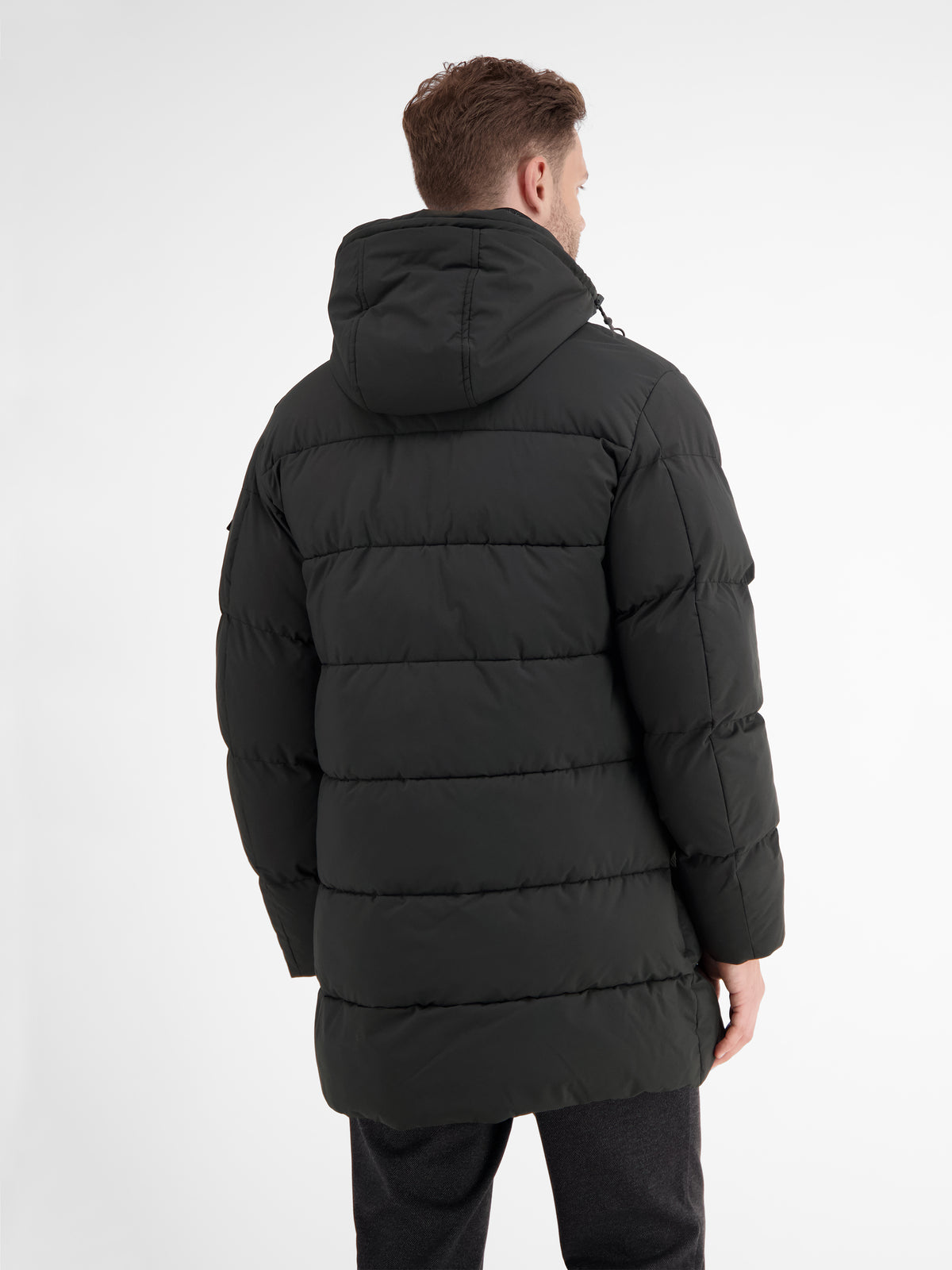 Warm gefütterte Steppjacke mit abnehmbarer Kapuze - LERROS