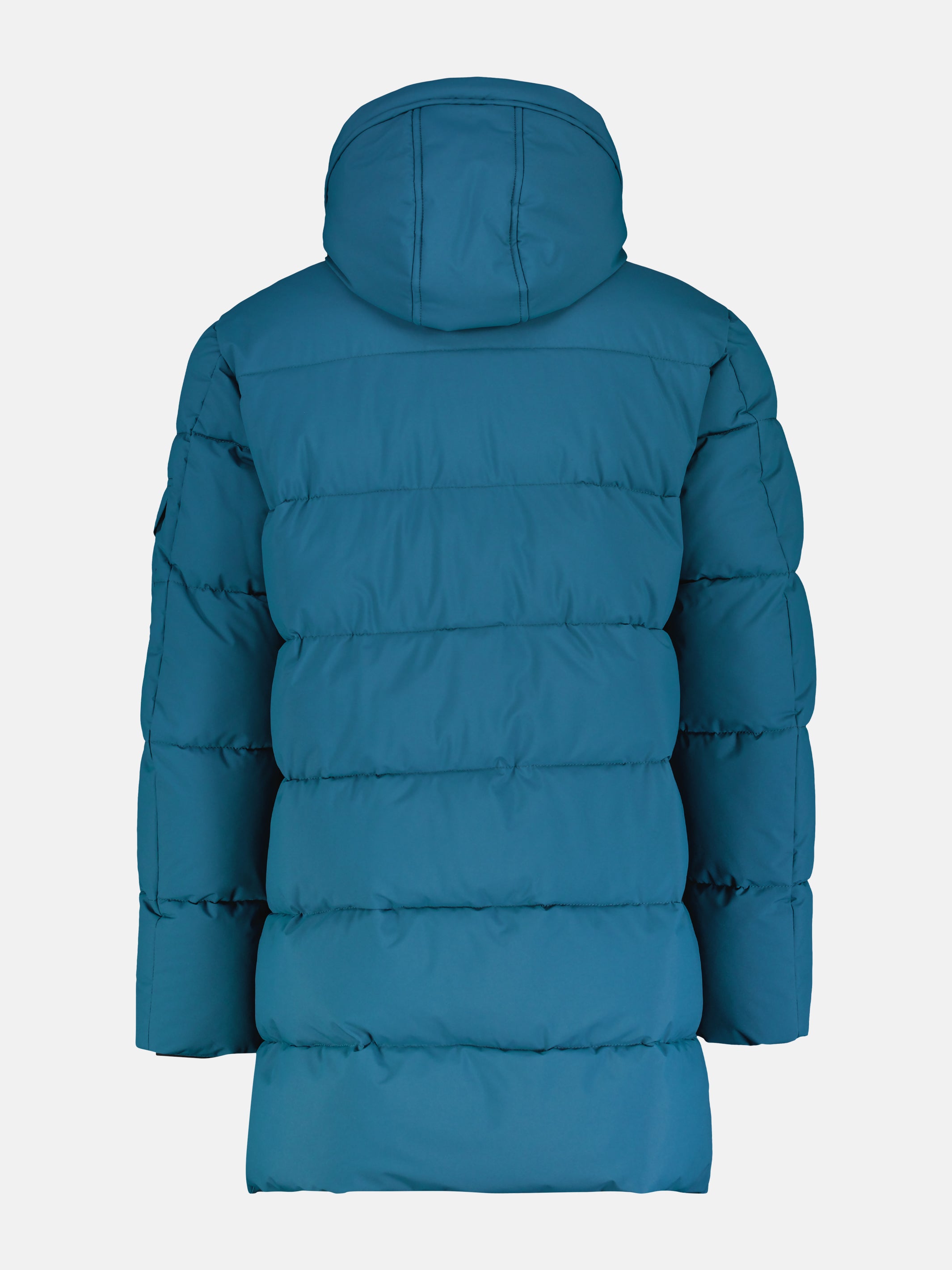 Warm gefütterte Steppjacke mit abnehmbarer Kapuze - LERROS