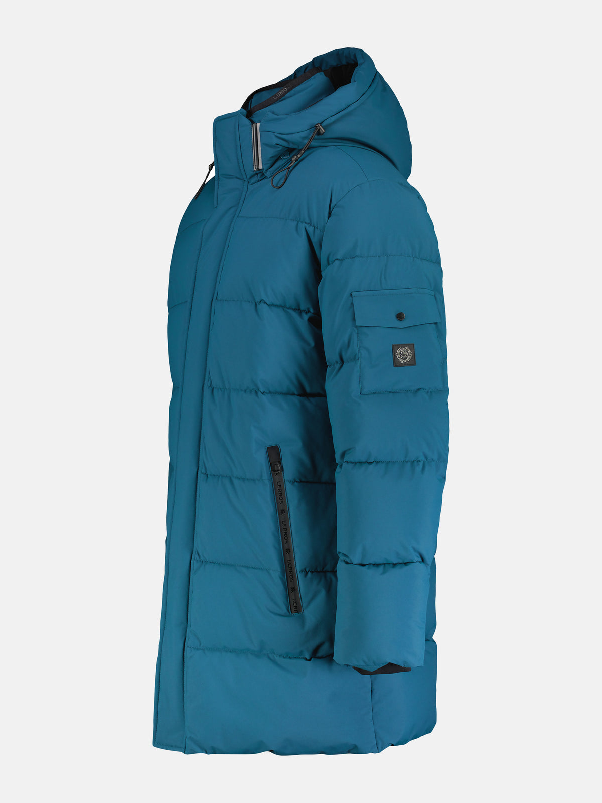 Warm gefütterte Steppjacke mit abnehmbarer Kapuze - LERROS