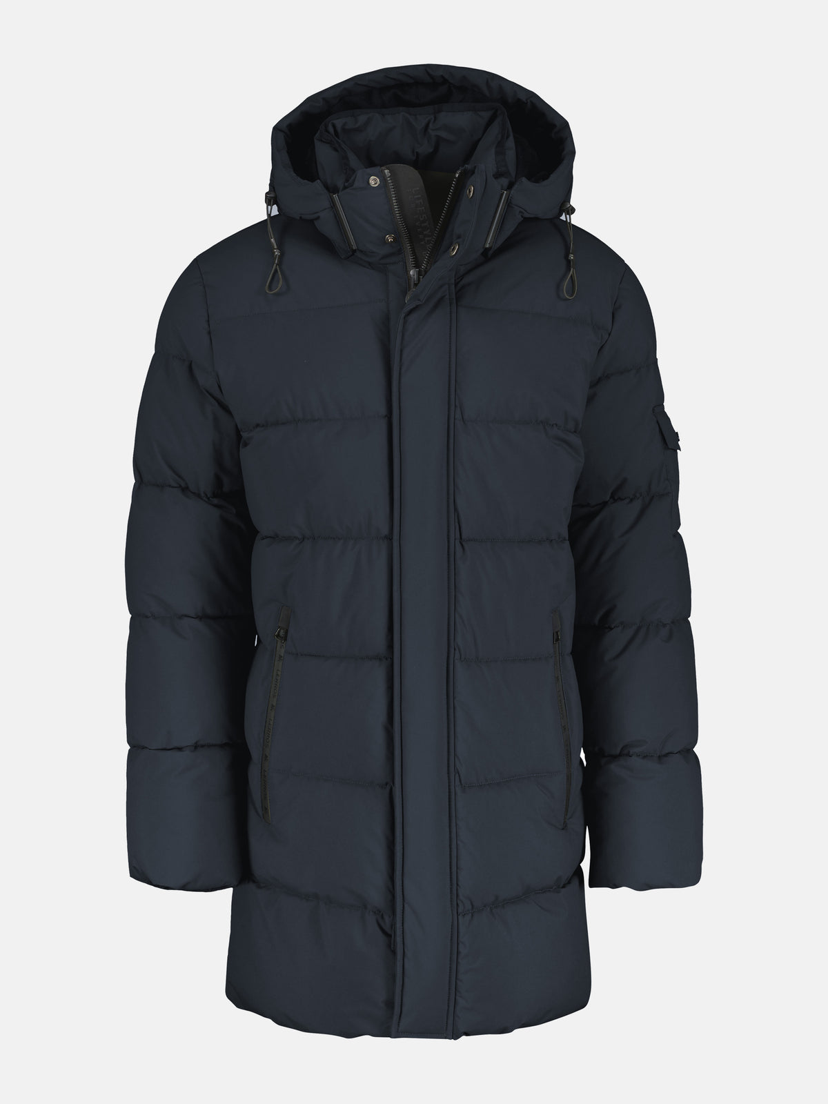 Warm gefütterte Steppjacke mit abnehmbarer Kapuze - LERROS