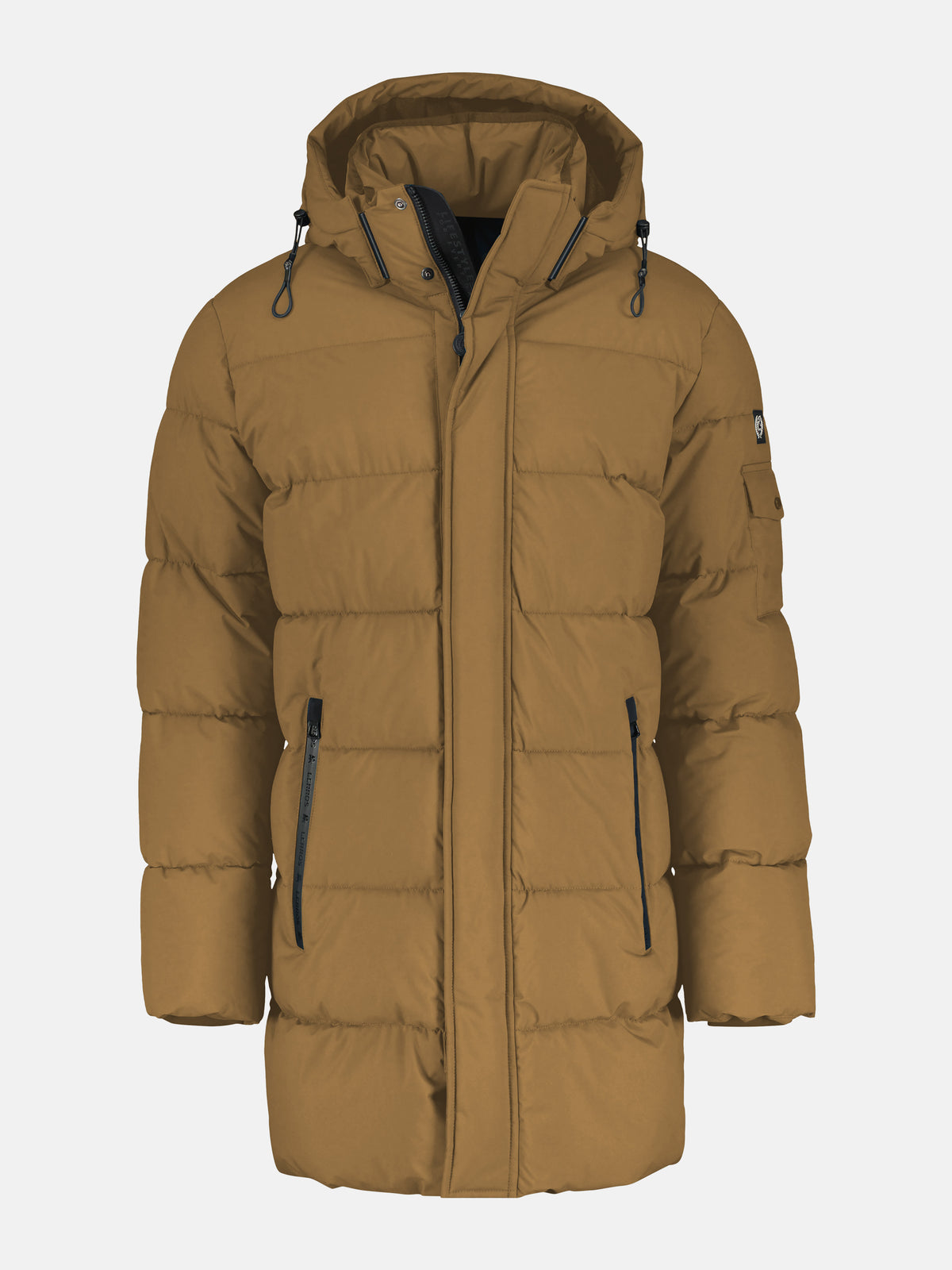 Warm gefütterte Steppjacke mit abnehmbarer Kapuze - LERROS