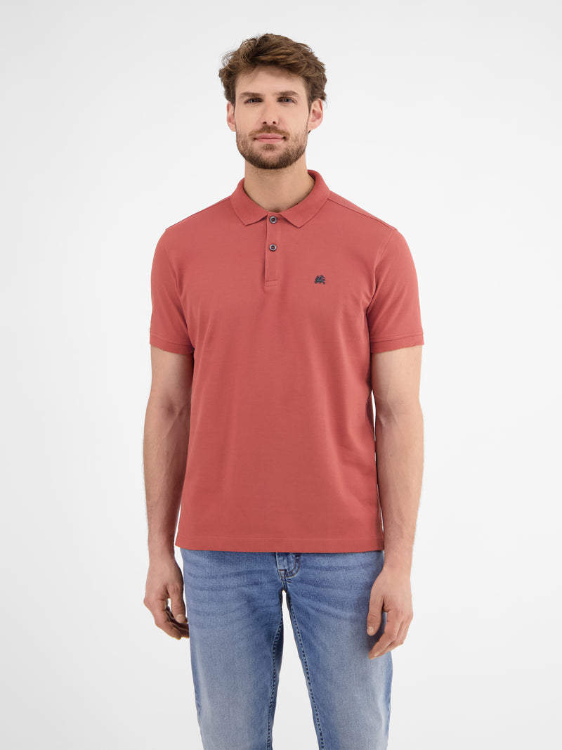 Basic Poloshirt für Herren, unifarben - LERROS