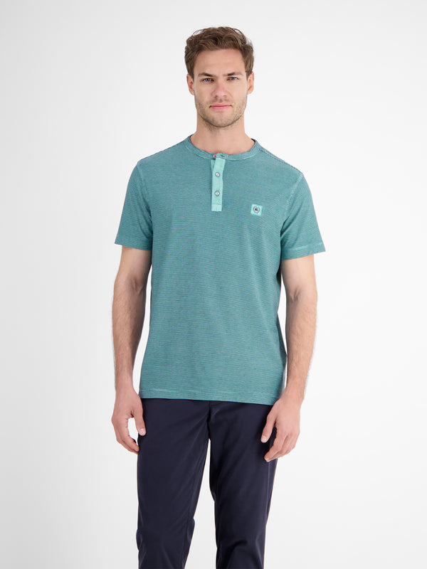 Gestreiftes Serafino-Shirt für Herren - LERROS