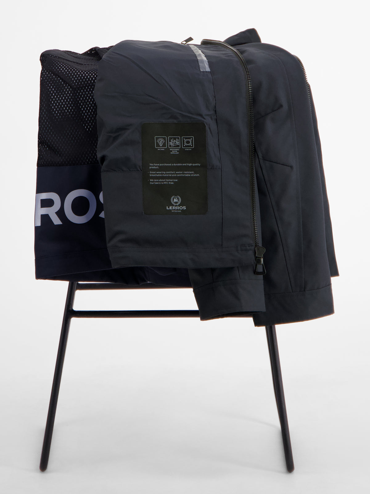 Outdoor-Funktionsjacke in Tech-Shellfabric, atmungsaktiv, wasser- und windabweisend - LERROS