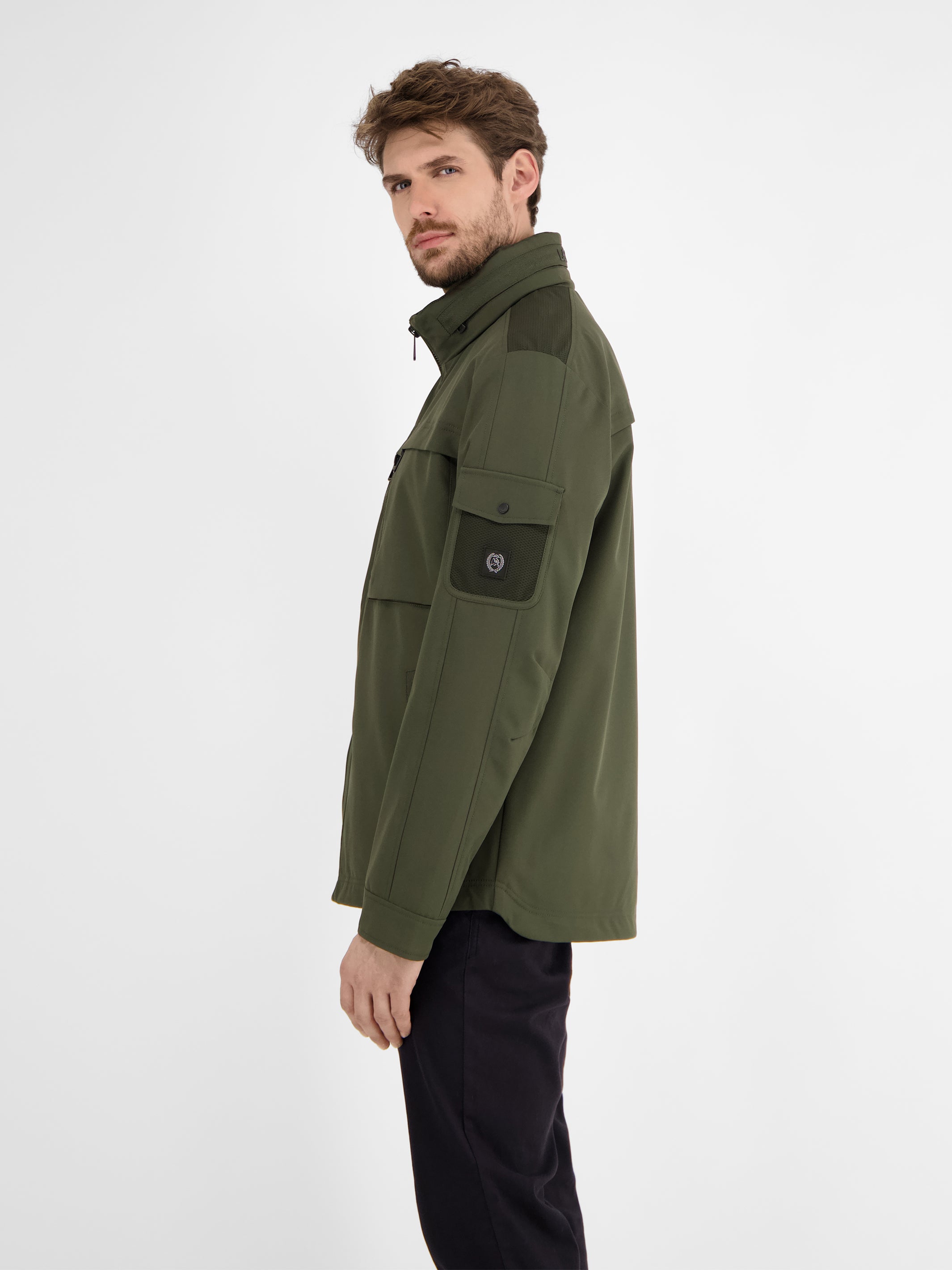 Outdoor-Funktionsjacke in Tech-Shellfabric, atmungsaktiv, wasser- und windabweisend - LERROS