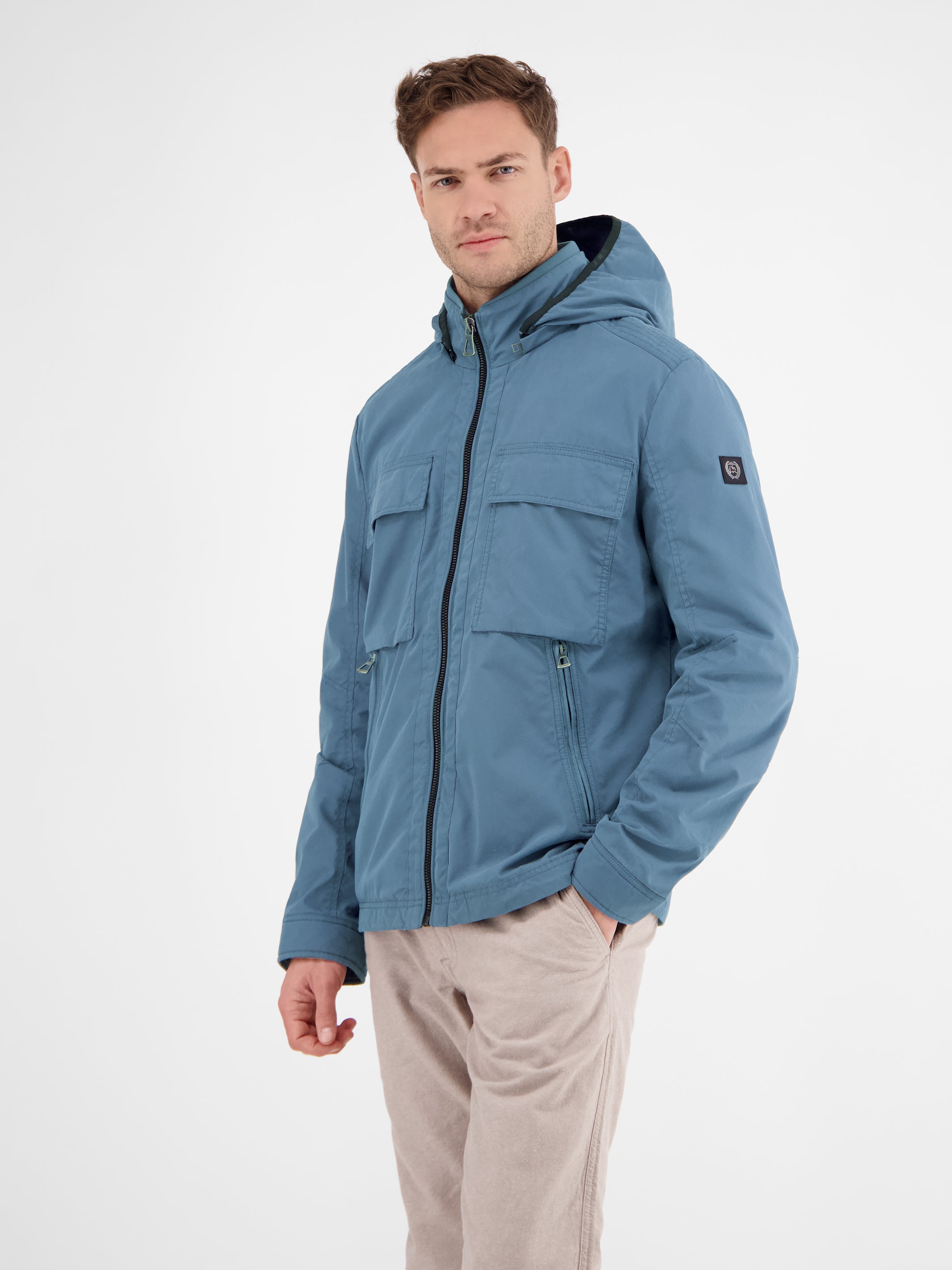 Shell-Blouson mit abnehmbarer Kapuze - LERROS