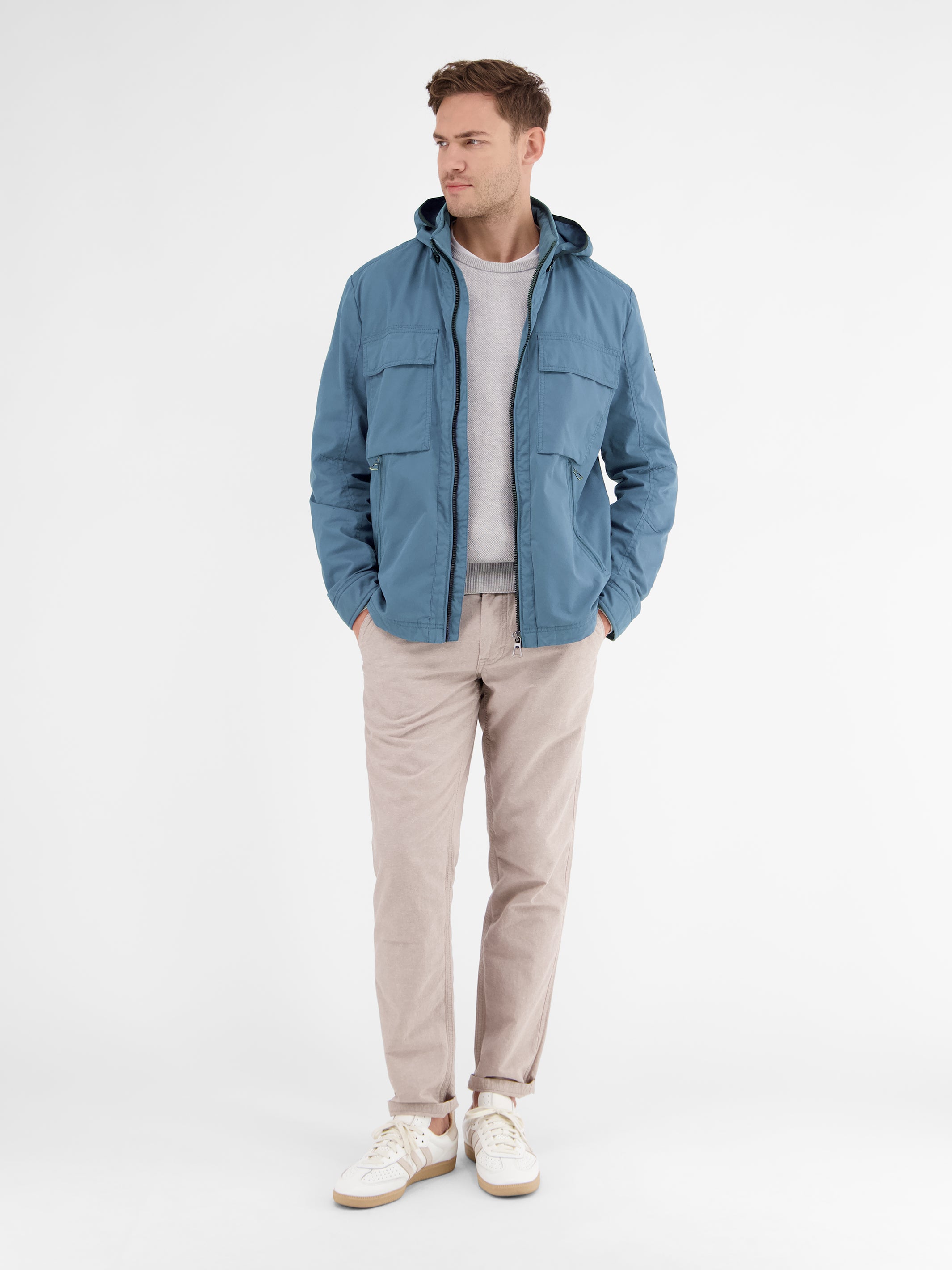 Shell-Blouson mit abnehmbarer Kapuze - LERROS