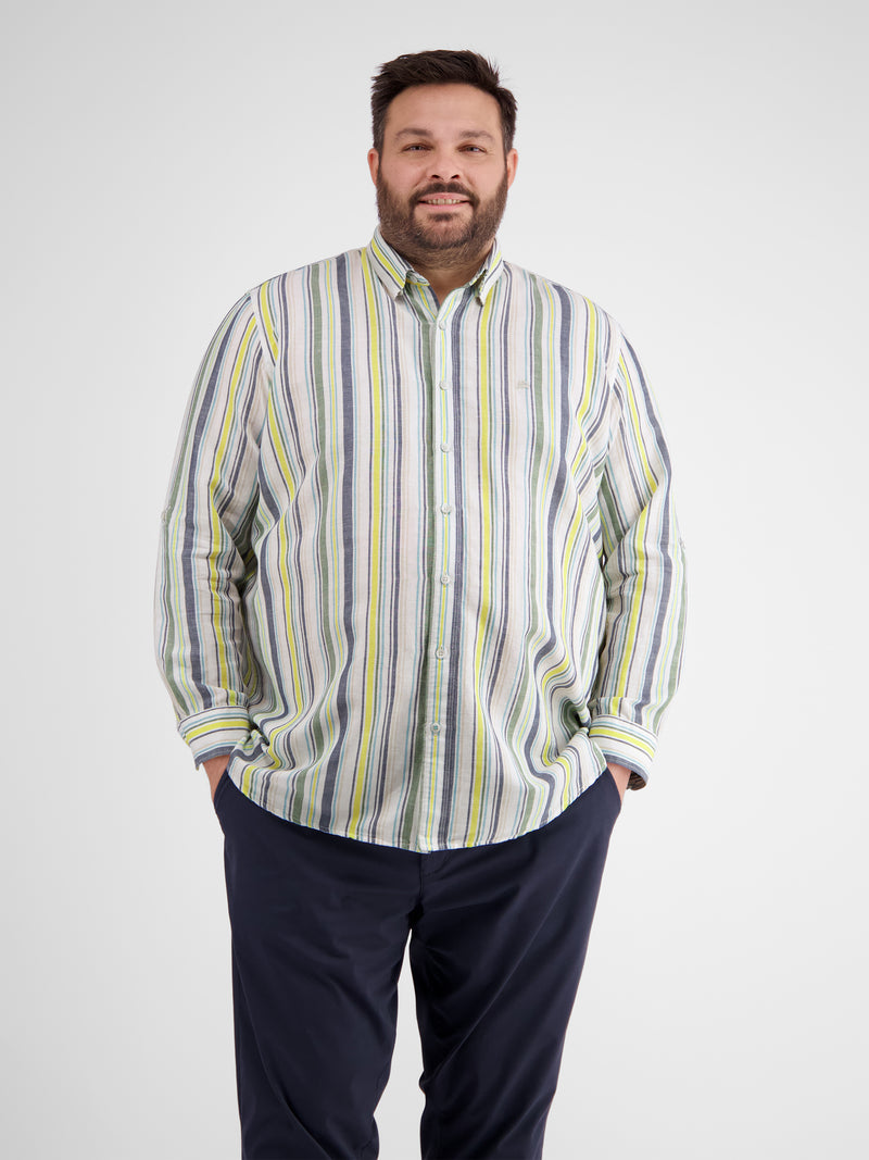 Modisches Streifenhemd für Herren, in Übergrößen - LERROS