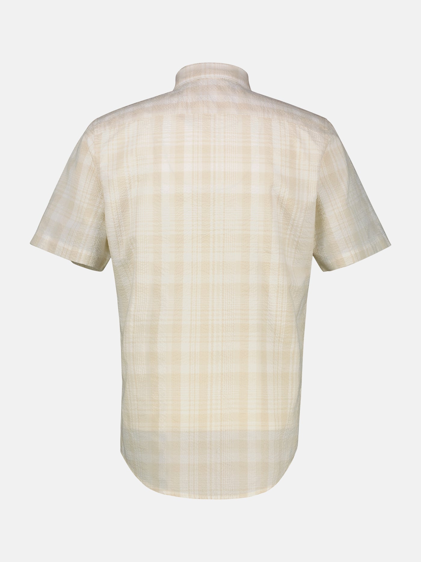 Halbarmhemd in sommerlich-lässiger Seersuckerqualität - LERROS