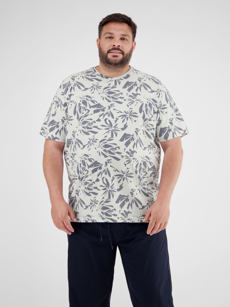 Übergrößen T-Shirt mit hohem Tragekomfort durch Stretchanteil - LERROS