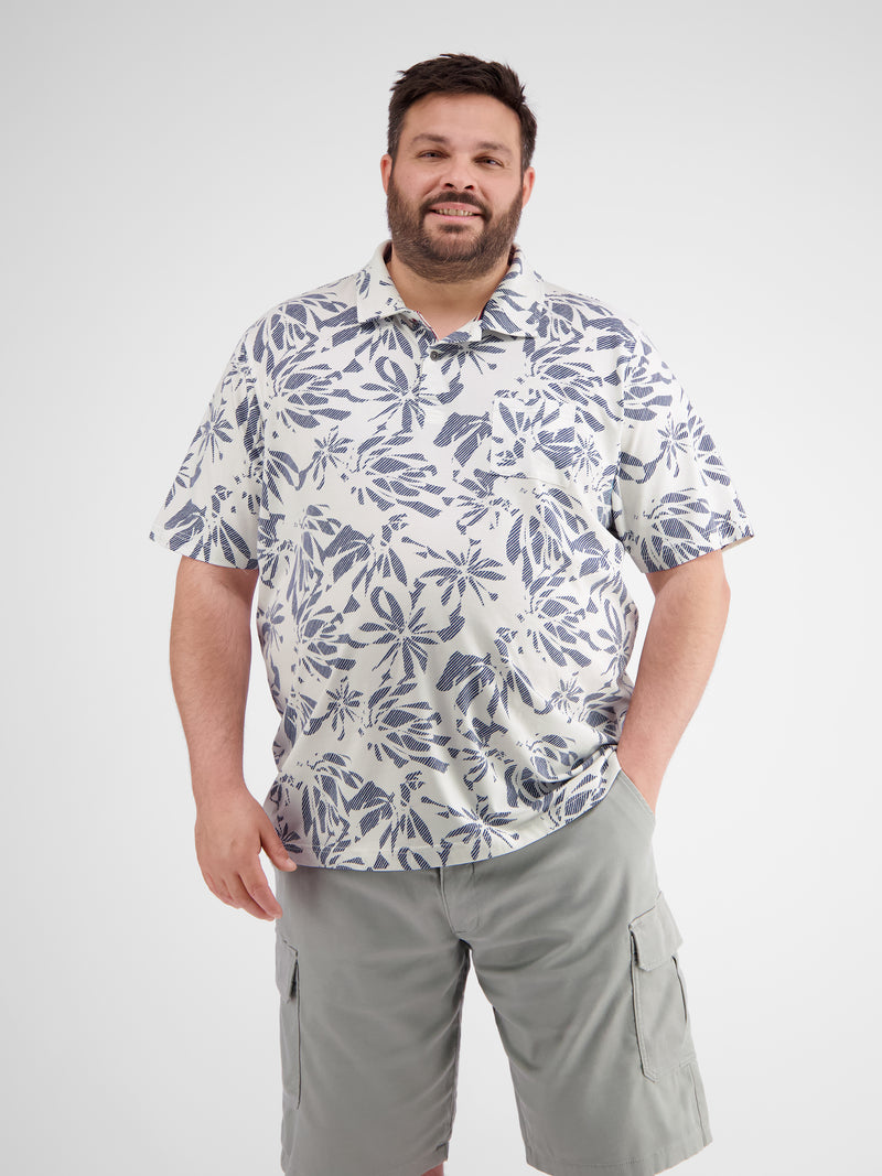 Poloshirt mit Stretchanteil in Übergrößen - LERROS