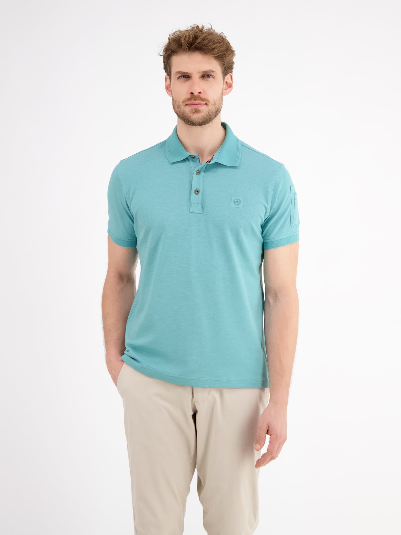 Piqué polo shirt for men – LERROS