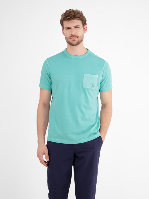 T-Shirt mit Brusttasche - LERROS