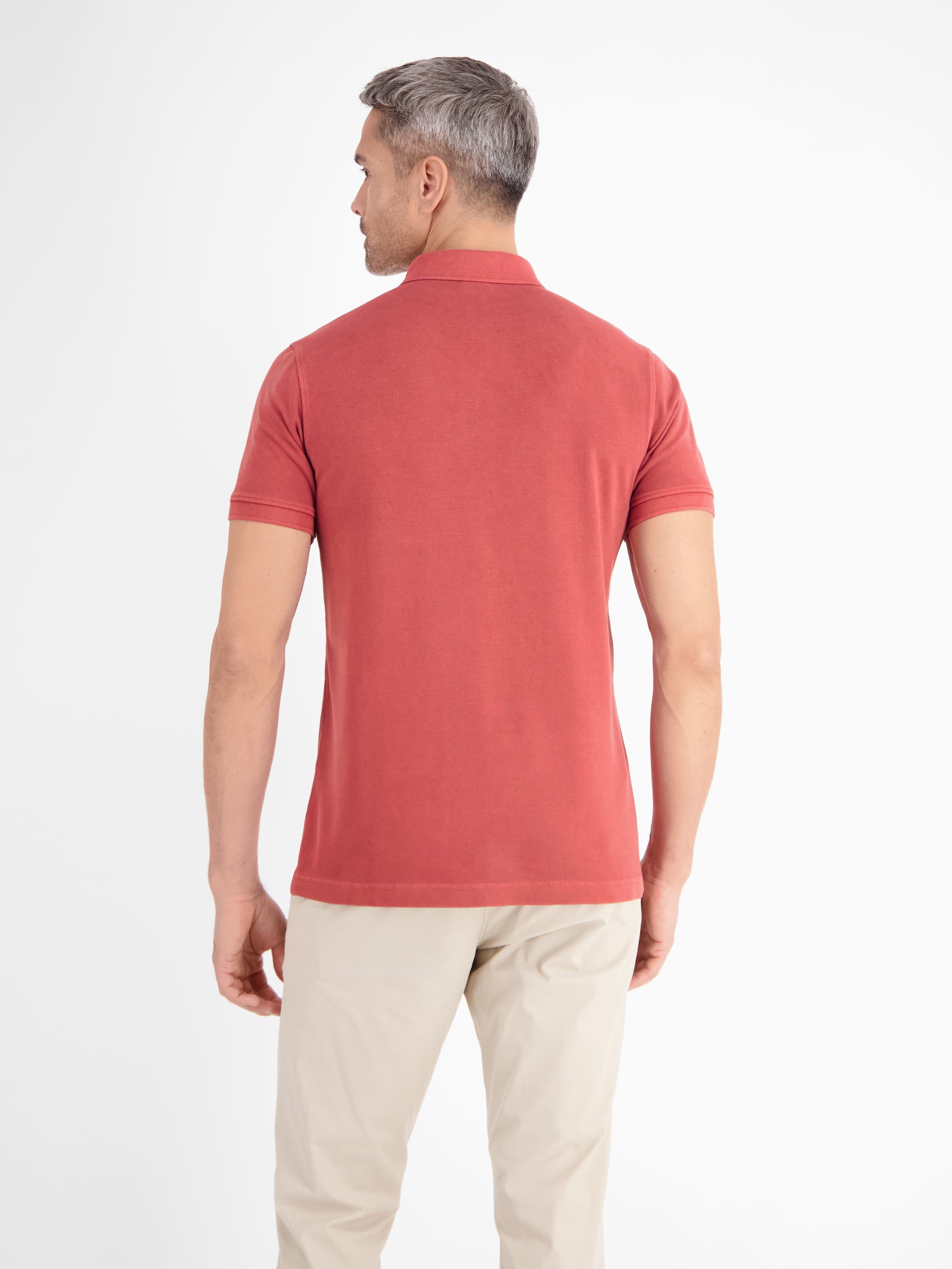 Herren Poloshirt in gewaschener Optik - LERROS