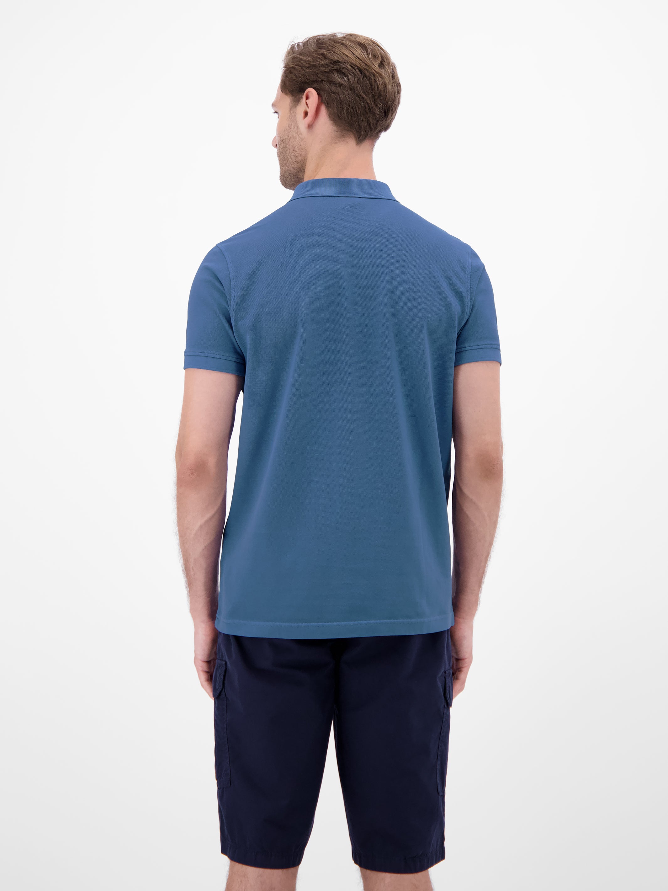 Herren Poloshirt in gewaschener Optik - LERROS