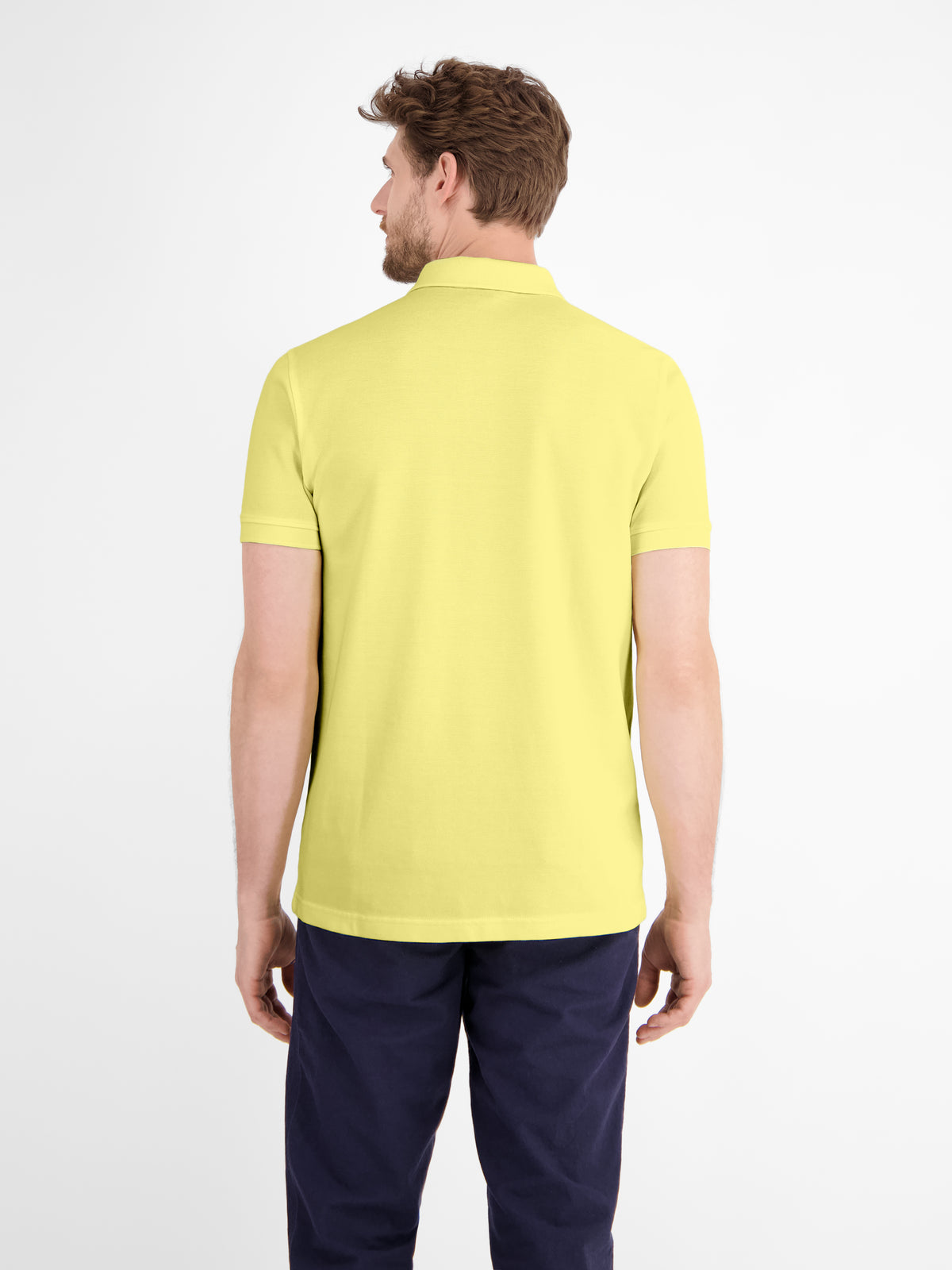 Herren Poloshirt in gewaschener Optik - LERROS