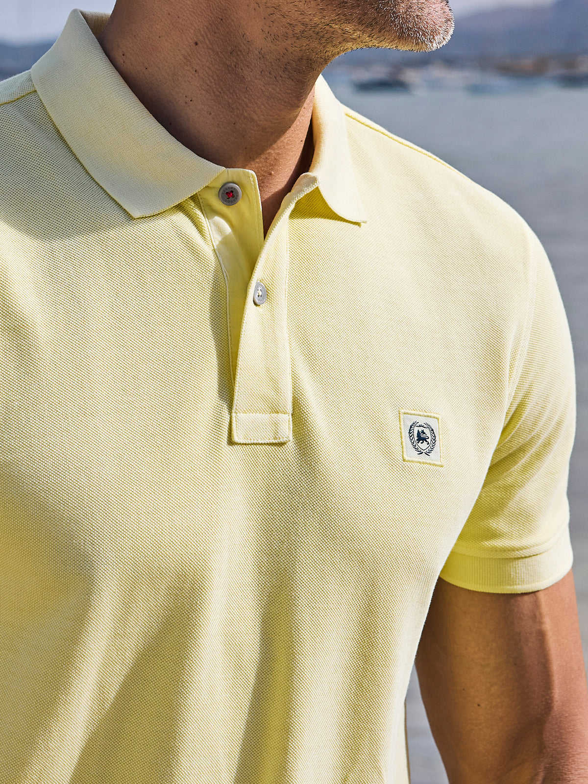 Herren Poloshirt in gewaschener Optik - LERROS