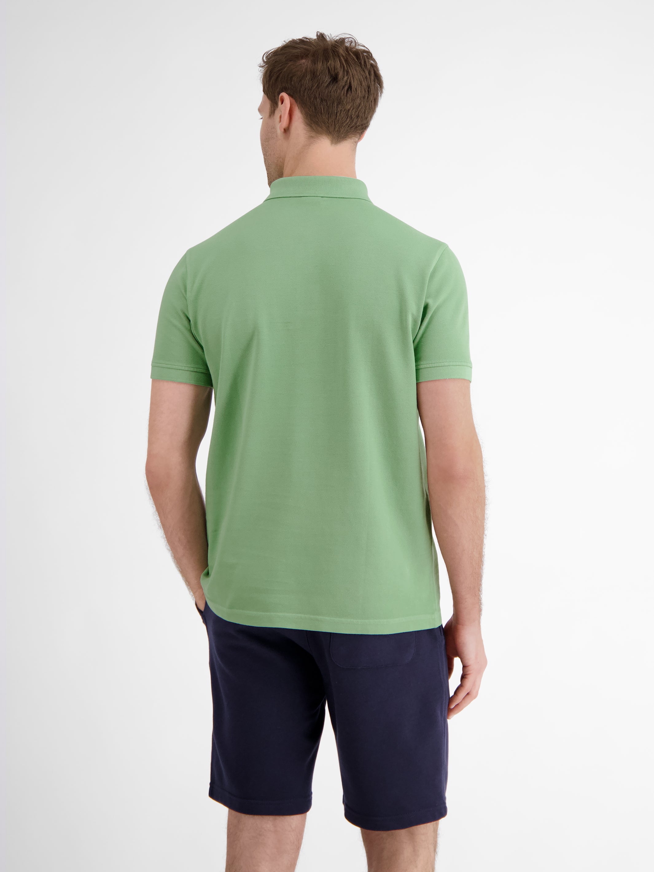 Herren Poloshirt in gewaschener Optik - LERROS