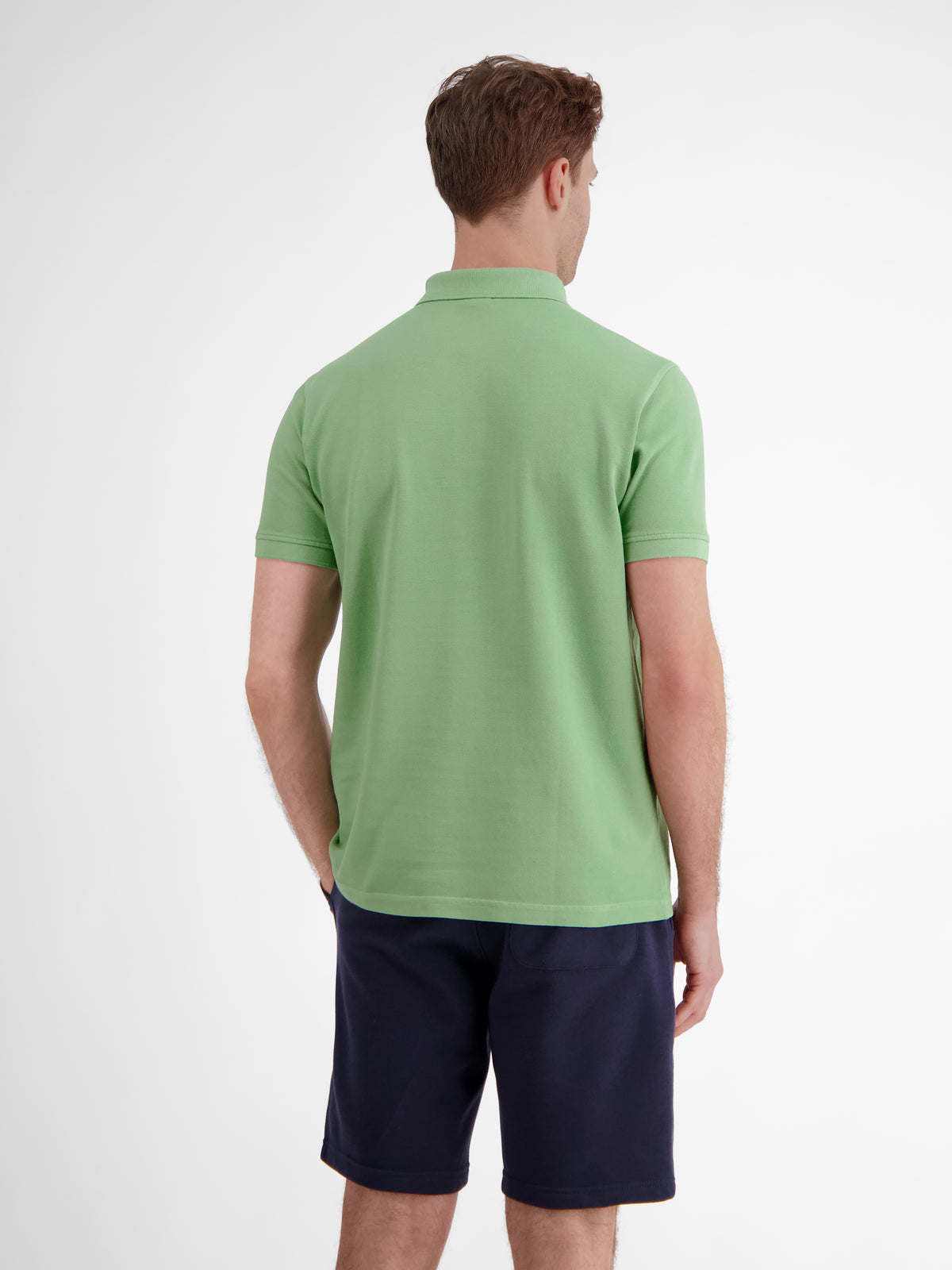 Herren Poloshirt in gewaschener Optik - LERROS